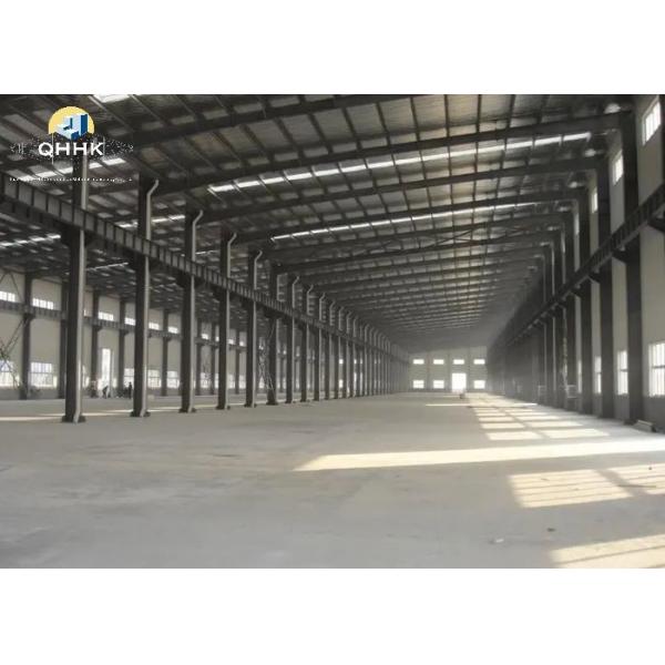 Quality Q235 Q355 Steel Structure Workshop Lightweight With Snow Load 0.5KN/M2 for sale