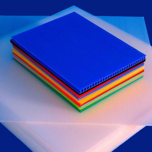 Quality 12mm Thick Eco Fluted Polypropylene Sheet Plastic Hollow Board for sale