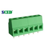 Quality 10 AMP PCB Terminal Block Pitch 5.0mm / Wiring Terminal Connectors for sale