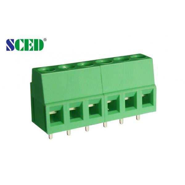 Quality 10 AMP PCB Terminal Block Pitch 5.0mm  / Wiring Terminal Connectors for sale