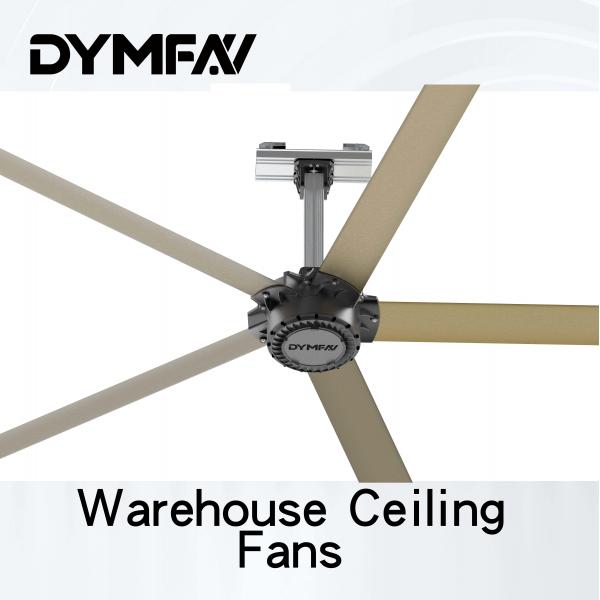Quality 24 Ft Big Sized Dairy Farm Industrial HVLS Cooling Fans High Volume Low Speed for sale