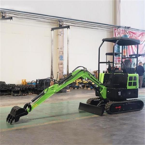 Quality Powerful Compact Mini Backhoe Excavator With 180mm-230mm Track Width for sale