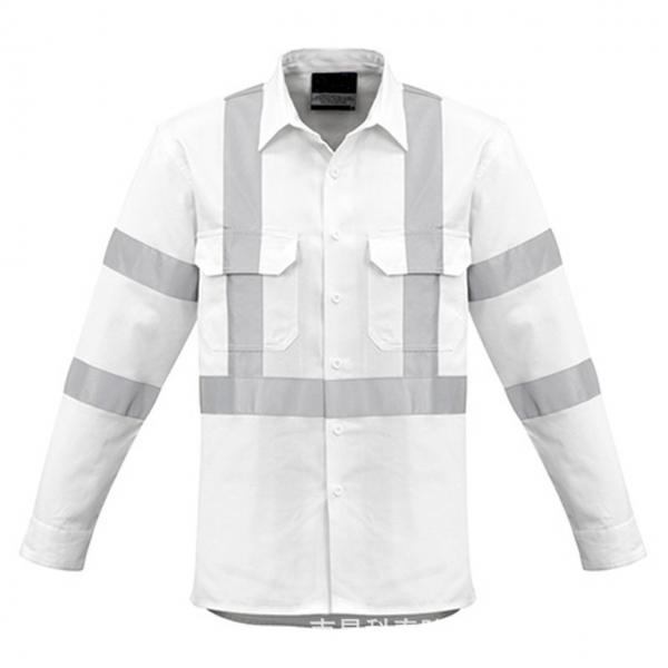 Quality Custom Logo Long Sleeve Hi Vis Vest Hi Vis Safety Shirts With Reflective Strip for sale