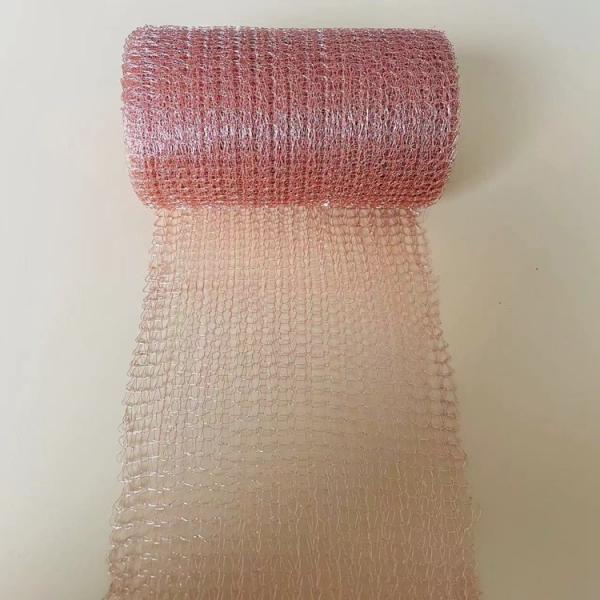 Quality 100mm 127mm Copper Mesh Rats Antimicrobial Properties Anti Rodent Wire Mesh for sale