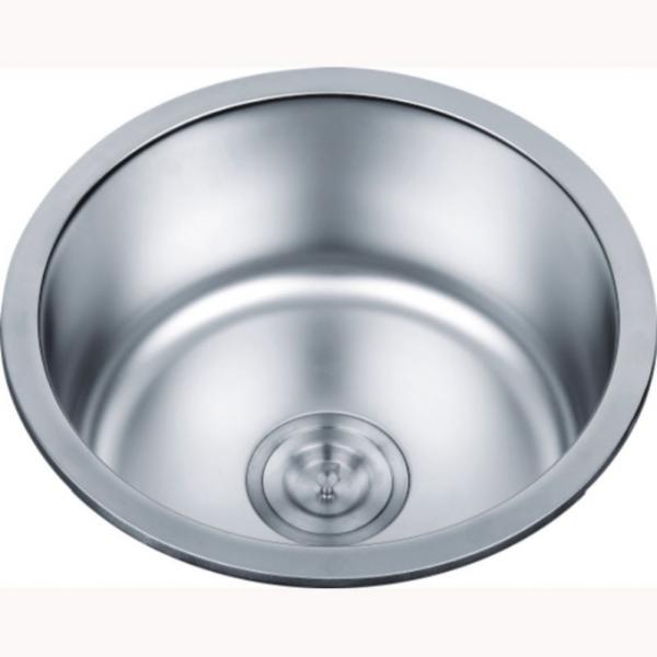 Quality PSON Round Undermount Stainless Steel Kitchen Sink 410*410*200mm for sale