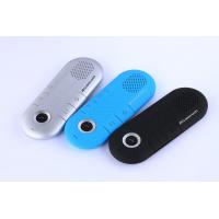 China Black Blue Silver support two Speakerphone In car Bluetooth Visor Handsfree Car Kit factory