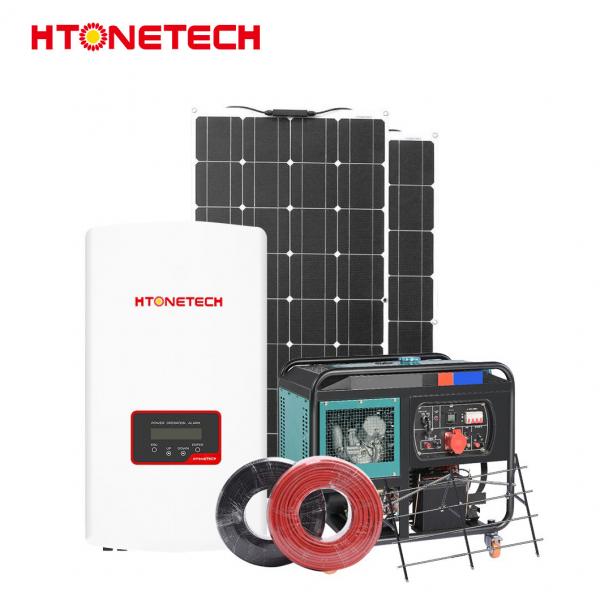 Quality Mini Panel Solar Hybrid Power Systems with IP65 Junction Box for sale