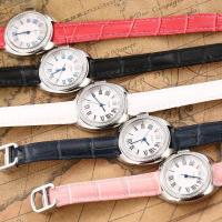 China Ladies Fashion Leather strap watch Calf Leather Sapphire crystal quartz movement 3ATM factory