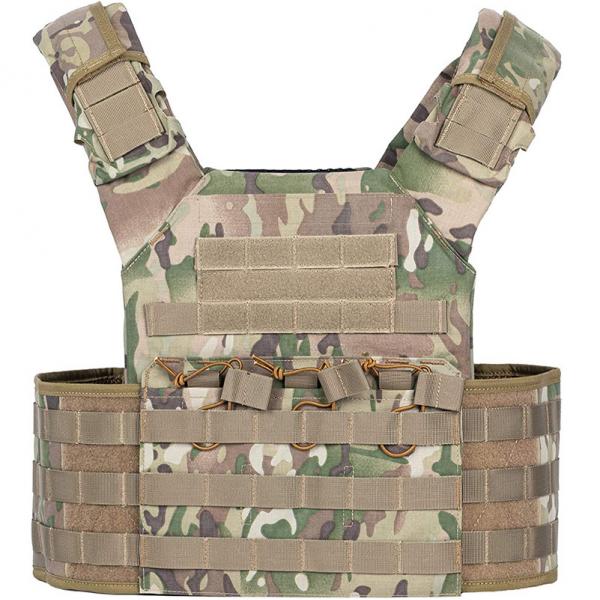 Quality Military Camo Tactical Vest Gun Holster Jacket Air Soft CS Training 11x7x20