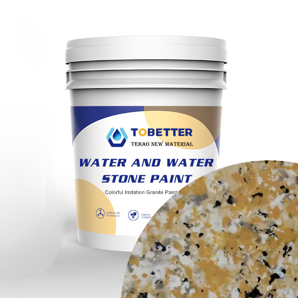 Quality Faux Imitation Stone Paint Waterproofing Paint For Exterior Walls Similar To Dulux for sale