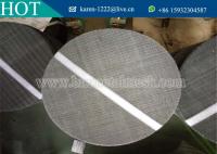 China Heat- Resisting Stainless Steel Extruder Screen Mesh For Filters (Factory) factory