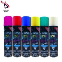 China Colorful Surface Aerosol Chalk Spray Paint Marking Drawing Decoration for sale