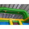 China 25' high tropical plam trees commercial kids inflatable water slide with double pool from China inflatable manufacturer factory