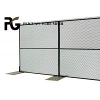 Quality Blue Canada Temporary Fence , Hot Dipped Galvanized Portable Fencing Panels for sale