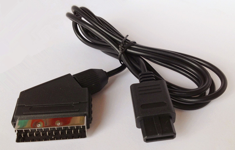 China GC N64 RGB Scart Video Game Cables For Nitendo or Game Cube Video HD TV AV factory