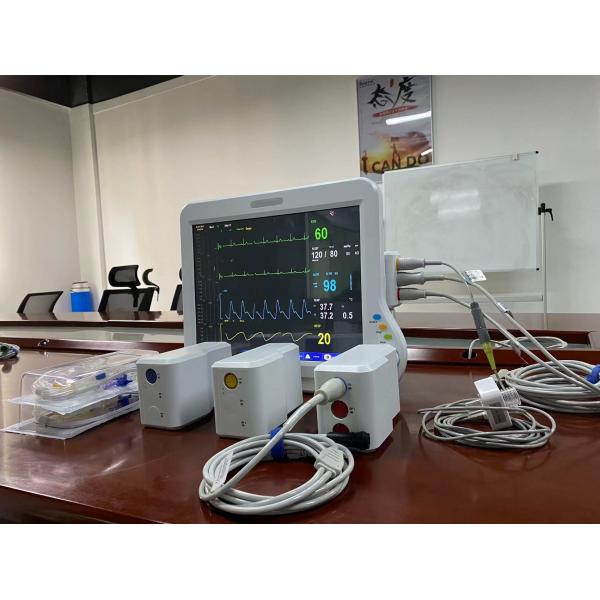 Quality Cardiac Monitoring Medical Monitoring Devices Modular With ECG SPO2 2Temp for sale
