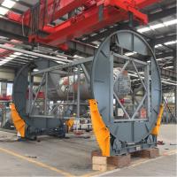 China Large Automatic Turning Rolls ISO Tank Rotator 20ft 40ft Swap ISO Tank Container Rotation Machine factory