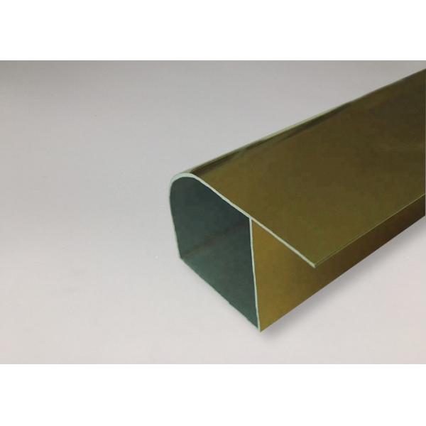 Quality Mechanical Anodize Polished Aluminium Profile For Kitchen Cabinet Sliding Doors for sale