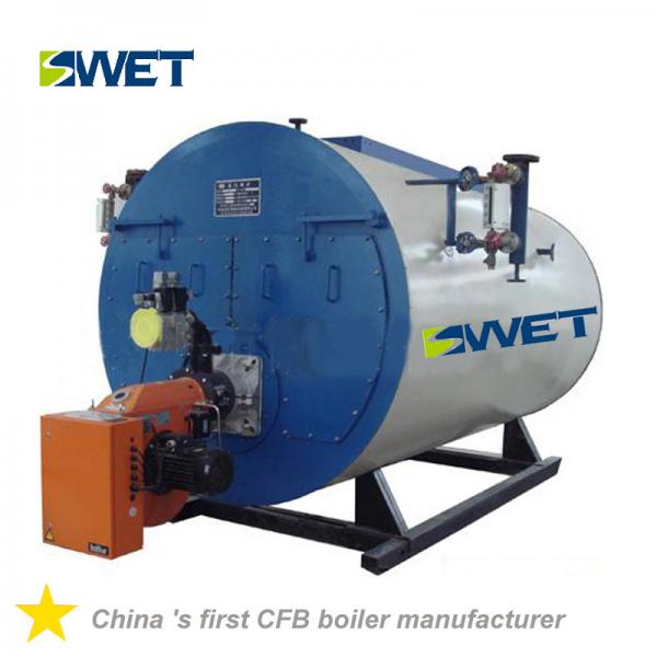 Quality High Automation Fire Tube Steam Boiler Natural Circulation Wet Back Structure for sale