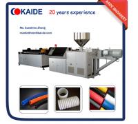 China PE Single Wall Corrugated Pipe Making Machine KAIDE factory factory