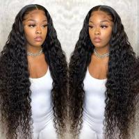 China Remy Glueless Full Lace wig 100% Curly Human Hair Wigs Pre Plucked Cuticle Aligned Brazilian Virgin Raw Frontal Lace Wig factory