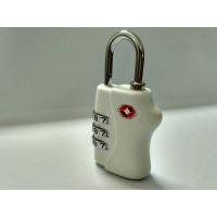 China TSA Combination Luggage Locks , TSA 3 Dial Combination Lock Zinc Alloy / PC Material factory