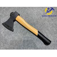 china 600G Size Forged Steel Materials Axe with Natrual color wooden handle and hook