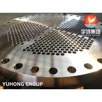 Quality ASME SA182 Stainless Steel Tubesheet 316L / UNS S31603 / 1.4404 Tube Plate for sale