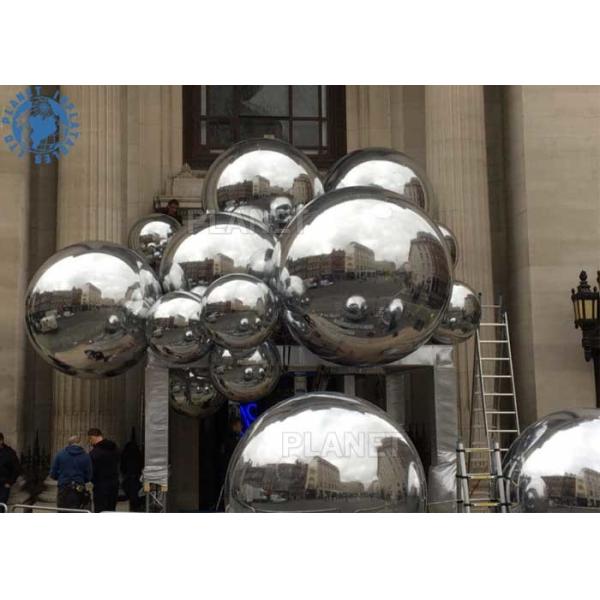 Quality Silver 0.45m Inflatable Reflective Balloon For Wedding Party for sale