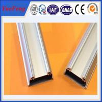 China New!Led aluminum extrusion,silver white aluminium tubes anodized,led strips shenzhen for sale