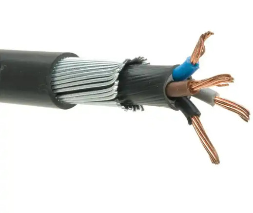 Quality Sheathed PVC Insulated Armored Cable 35mm Power Transmission With 4 Core for sale