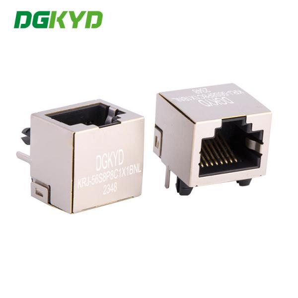 Quality KRJ-56S8P8C1X1BNL Single Port RJ45 Connector Without Light Or Spring Without Filter Network Port Socket for sale