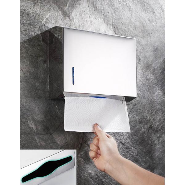 Quality Wall Mounted Stainless Steel Multifold Paper Towel Dispenser For Home Office for sale