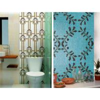 China Bathroom mosaic tile recycled glass mosaic pattern customized size and design factory