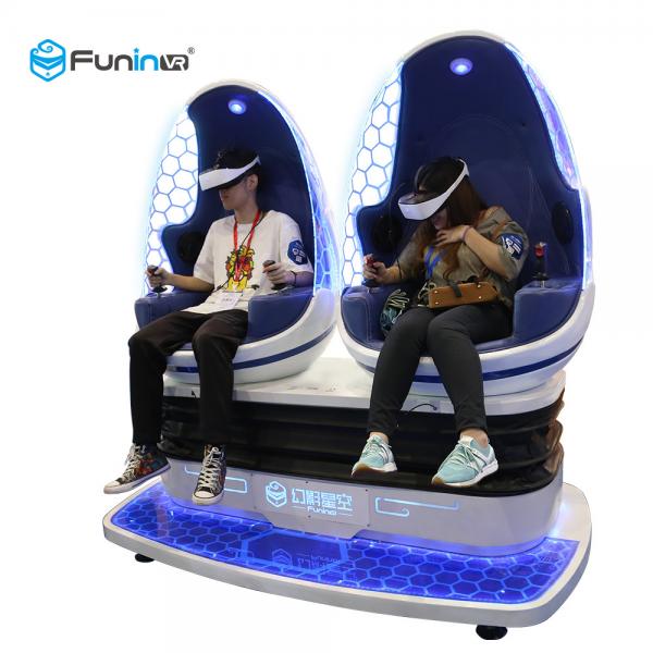 Quality Commercial 9D VR Simulator Seat Vibration Leg Sweep Two Seater for sale