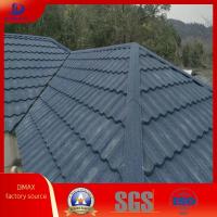China Anti Age Roofing Materials Color Stone Chips Coated Steel Roofing Tile factory