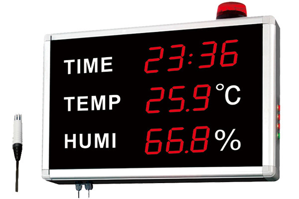 Quality Industrial Temperature Humidity Time Display Meter With External Probe for sale