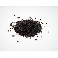 China Black Color RPET Granules Recycled Fiber Grade Semi Dull Recycled Pellets factory