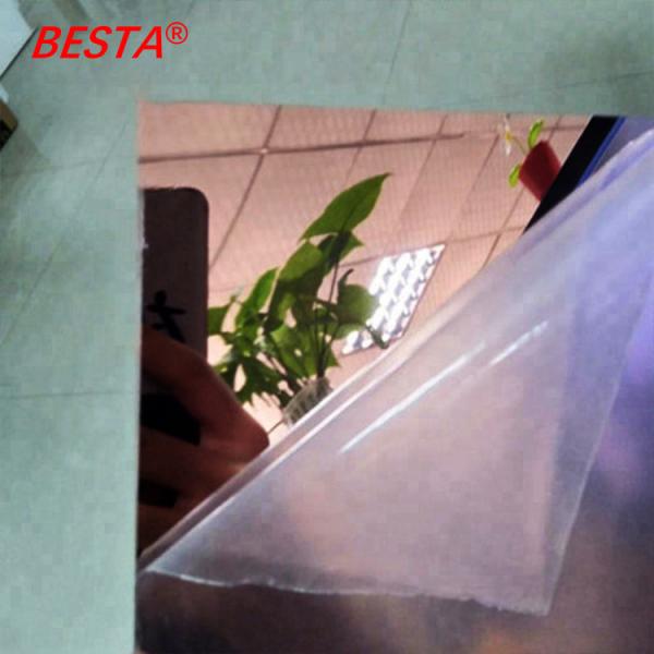 Quality 300x400x2mm Self Adhesive Acrylic Mirror Sheets One Way Mirror Plastic Sheet for sale