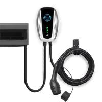 Quality 4.3'' Color Screen 32A Type 2 Wall Mounted EV Charger 7KW for sale