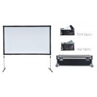 China Outdoor Portable Fast Folding Projector Screen With Adjustable Leg For Home Yard Camping factory