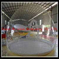 China Advertising Christmas background inflatable snow globe 4M diamater PVC0.8mm material for sale