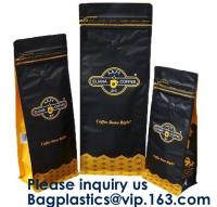 China Box Bottom Bags Stand up Pouch Side Gusset bag Flat Bags Twist Film,RICE PACKAGING BAGS, chocolate packaging pouch bag factory