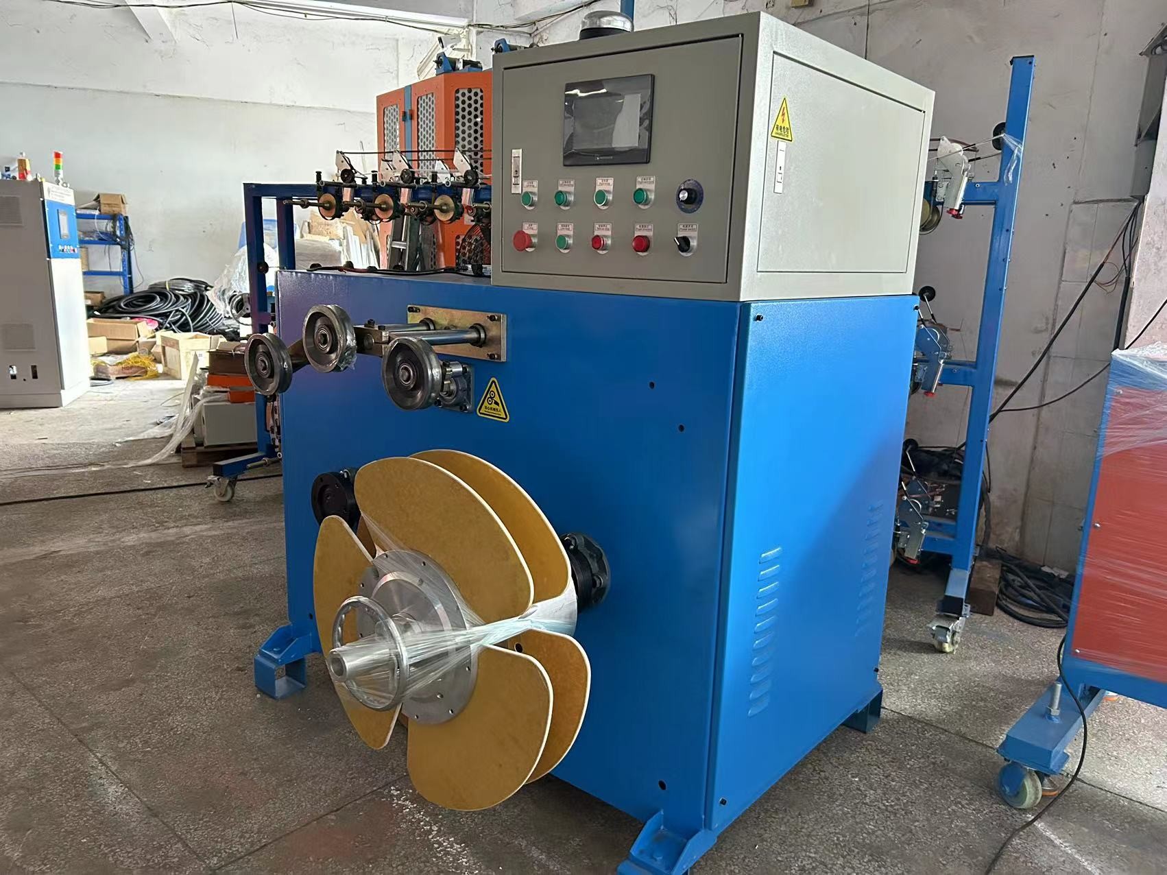 China High Speed 1250 Cable Coiling Machine For Cable Packing 4*1.5 4*2.5 10 16 25 35 factory