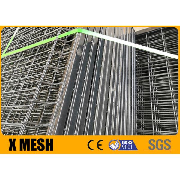 Quality BS 10244 Wire Metal Mesh Fencing V Shaped H 2.4m Powder Coated for sale