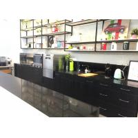 China Commercial Black Honed Finish Quartz Countertops That Look Like Marble factory