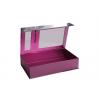 China Creative Custom Printed Cosmetic Boxes , Retail Packaging Window Boxes 4*4*12cm factory