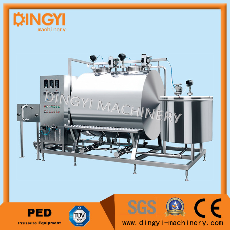 China 100-2000L CIP Cleaning System Mirror / Stain Polish Surface Touch Screen Contorl factory