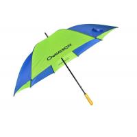 China Double U Ribs Metal Frame Promotional Gifts Umbrellas , Golf Style Umbrella for sale