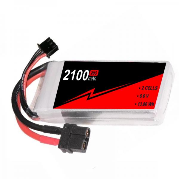 Quality High quality factory price 2100mAh 2S1P 20C LiFePo4 Transmitter lipo battery Pack for sale
